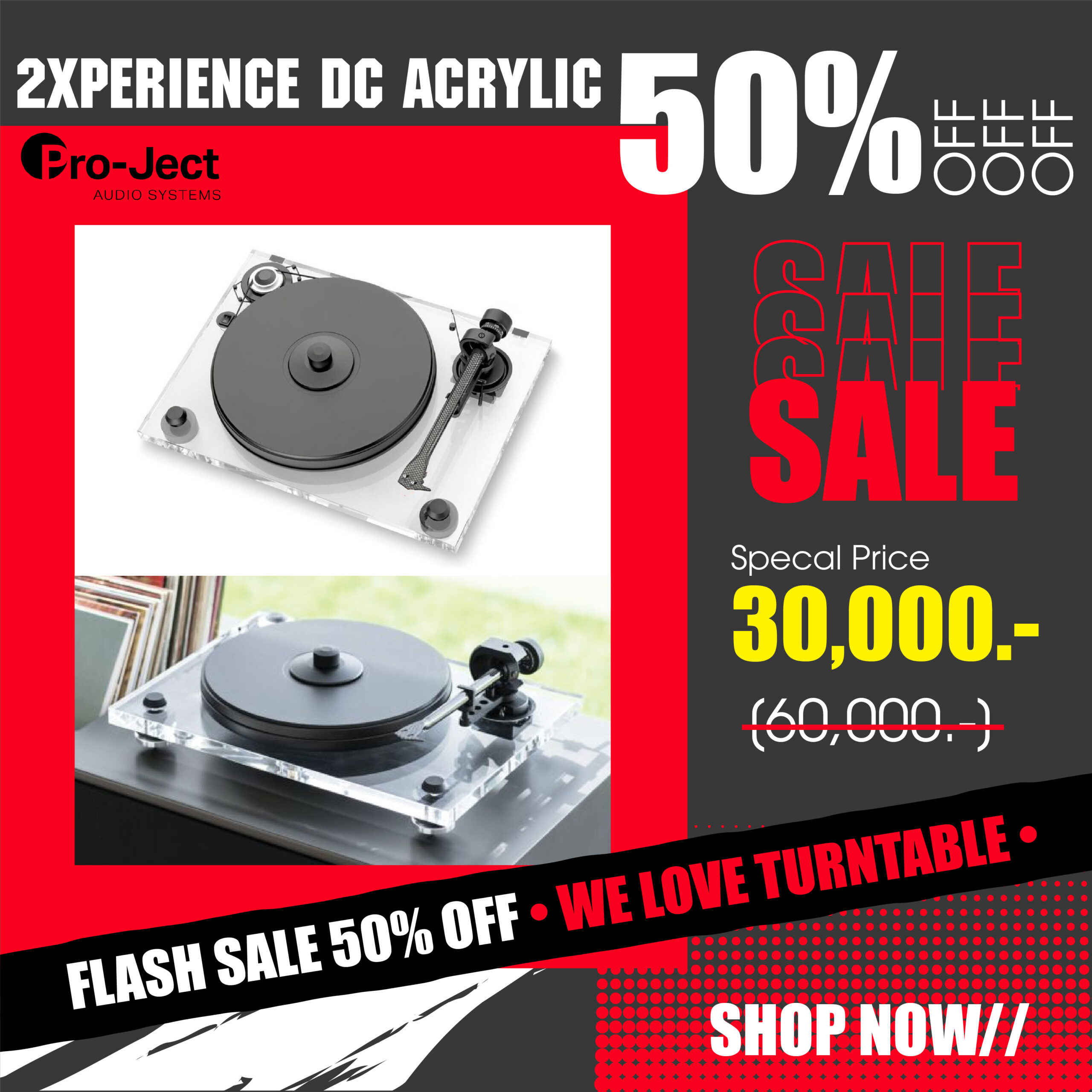 Pro-Ject 2 Xperience DC Acrylic 50%OFF